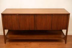  Broyhill Brasilia Rare Broyhill Brasilia Model 6140 13 Credenza Buffet Sideboard Fluted Walnut - 3947350