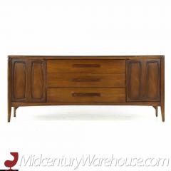  Broyhill Furniture Broyhill Emphasis Mid Century Walnut Lowboy Dresser - 3688196