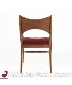  Broyhill Furniture Broyhill Saga Mid Century Walnut Captain Dining Chairs Pair - 3127996