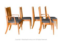  Broyhill Furniture Mid Century Broyhill Walnut Dining Chairs Six - 2973348