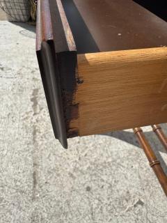  Broyhill Furniture Vintage Broyhill Gallery Collections Mahogany Drop Leaf 2 Drawer Writing Desk - 4523759