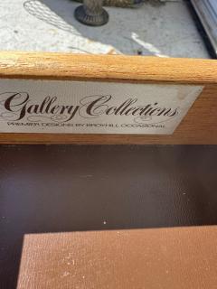  Broyhill Furniture Vintage Broyhill Gallery Collections Mahogany Drop Leaf 2 Drawer Writing Desk - 4523760