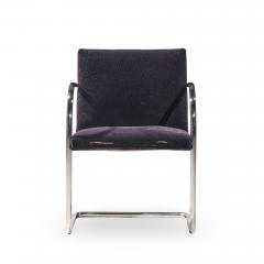  Brueton Brueton Brno Mid Century Chrome Dining Chairs Set of 8 - 4532276