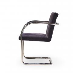  Brueton Brueton Brno Mid Century Chrome Dining Chairs Set of 8 - 4532283