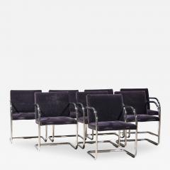  Brueton Brueton Brno Mid Century Chrome Dining Chairs Set of 8 - 4532532