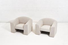  Brueton Brueton Lounge Chairs in White Boucle circa 1980 - 1948679