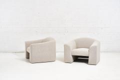 Brueton Brueton Lounge Chairs in White Boucle circa 1980 - 1948680