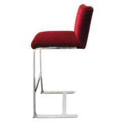  Brueton Brueton Set of 4 Polished Chrome Bar Stools 1980s - 641246