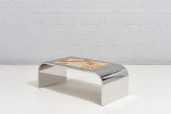  Brueton Brueton Waterfall Stainless Steel and Onyx Coffee Table 1970 - 2314717