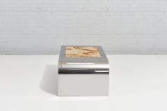  Brueton Brueton Waterfall Stainless Steel and Onyx Coffee Table 1970 - 2314718