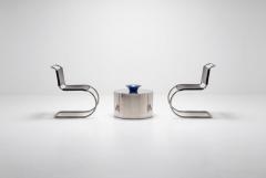  Brueton Custom Polished Metal Drum Side Table in the Style of Brueton 1980 - 4748806
