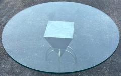 Brueton Granite Stainless Steel and Glass Dining Table Brueton Atrributed - 4254042