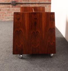 Bruksbo Norwegian Rosewood Magazine Rack Record LP Caddy by Rolf Hesland for Bruksbo - 4611169