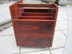  Bruksbo Norwegian Rosewood Magazine Rack by Brusksbo Mellemstrands Danish Modern - 1862548