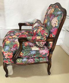  Brunschwig Fils 19th C Style French Provincial Down Filled Brunschwig Fils Chintz Chair - 2916160