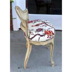  Brunschwig Fils Antique French Louis XV Vanity Stool W Brunschwig Fils Bird Toille - 3338799