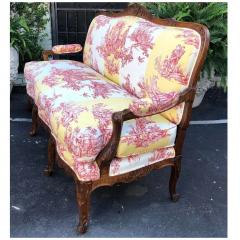  Brunschwig Fils Antique Louis XV Style French Provincial Sofa Settee W Brunschwig Fils - 4606935