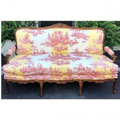  Brunschwig Fils Antique Louis XV Style French Provincial Sofa Settee W Brunschwig Fils - 4606937