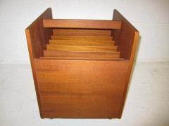  Bruskbo Mid Century Magazine Rack in Teak by Bruksbo Danish Modern - 1750763