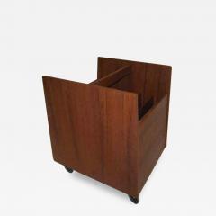  Bruskbo Mid Century Magazine Rack in Teak by Bruksbo Danish Modern - 1752305