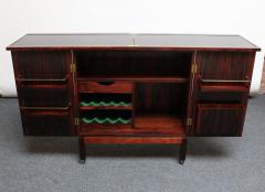  Bruskbo Mid Century Norwegian Modern Rosewood Flip Top Rolling Dry Bar by Torbj rn Afdal - 2311715