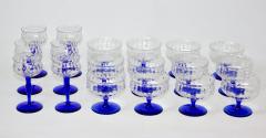  Bryce Brothers Company Inc Art Deco Set of 78 Optic Swirl Stemware Barware by Bryce Brothers Company Inc  - 2266116