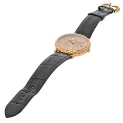  Buccellati BUCCELLATI 18K ROSE GOLD 38MM AUDACHRON ROUND DIAL DATE ROMAN NUMERALS WATCH - 2744412