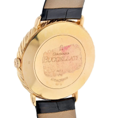  Buccellati BUCCELLATI 18K ROSE GOLD 38MM AUDACHRON ROUND DIAL DATE ROMAN NUMERALS WATCH - 2744436