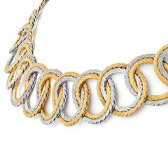  Buccellati BUCCELLATI 18K TWO TONE OPEN LINK RASO COLLAR NECKLACE - 2554027