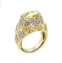  Buccellati BUCCELLATI NATURAL YELLOW SAPPHIRE AND DIAMOND RING - 2954841