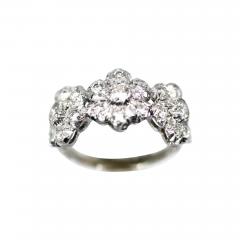  Buccellati Buccellati 18K White gold Diamond 3 Blossom Ring - 3643936