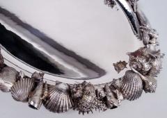  Buccellati Buccellati Large Heavy Italian Sterling Silver Seafood Platter - 3819720