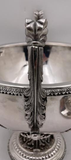  Buccellati Buccellati Sterling Silver Monumental Covered Tureen Centerpiece Bowl on Stand - 3344685