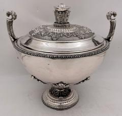  Buccellati Buccellati Sterling Silver Monumental Covered Tureen Centerpiece Bowl on Stand - 3344687