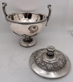  Buccellati Buccellati Sterling Silver Monumental Covered Tureen Centerpiece Bowl on Stand - 3344689