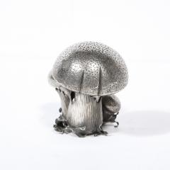  Buccellati Hand Wrought Sterling Silver Mushroom Salt Pepper Shaker Signed by Buccellati - 2365611