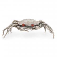  Buccellati Set of Eight Italian Silver Crab form Boxes by Buccellati - 2664920