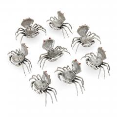  Buccellati Set of Eight Italian Silver Crab form Boxes by Buccellati - 2664921
