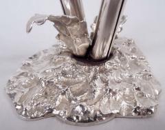  Buccellati Stylish Buccellati Sterling Silver Stem Flower Salt Pepper Shakers - 3983766