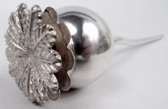  Buccellati Stylish Buccellati Sterling Silver Stem Flower Salt Pepper Shakers - 3983838