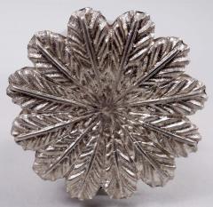  Buccellati Stylish Buccellati Sterling Silver Stem Flower Salt Pepper Shakers - 3983889