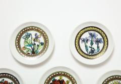  Bucciarelli 8 Botanical Porcelain Plates Bucciarelli - 2231198