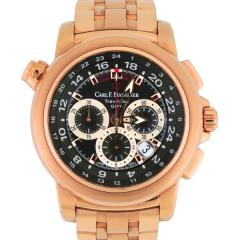  Bucherer Carl F Bucherer Patravi TravelTec Chronograph 18K Rose Gold 46 6mm - 4609893