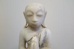  Buddha Buddhism 19th Century Alabaster Burmese Buddhist Statue - 1271235
