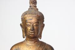  Buddha Buddhism Antique Thai Bronze Seated Buddha in Sukhothai style 19th century - 3538970