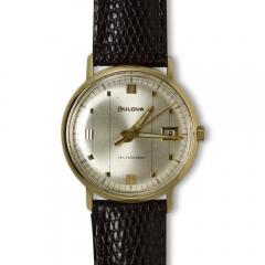  Bulova 14K Yellow Gold Vintage Bulova Auto Wristwatch - 4616902