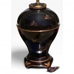  Burton Ching Ltd 1 of 2 Burton Ching Black Chinoiserie George II Table Lamp Shade - 4762699