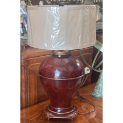  Burton Ching Ltd Red Gold Chinoiserie Table Lamp by Burton Ching Ltd - 3723363