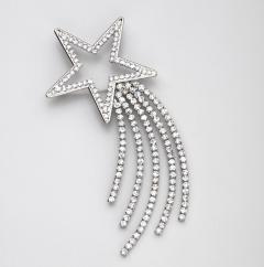  Butler Wilson Butler Wilson Large Rhinestone Shooting Star Brooch - 4462777