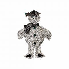  Butler Wilson Butler Wilson Snowman Brooch - 4463832